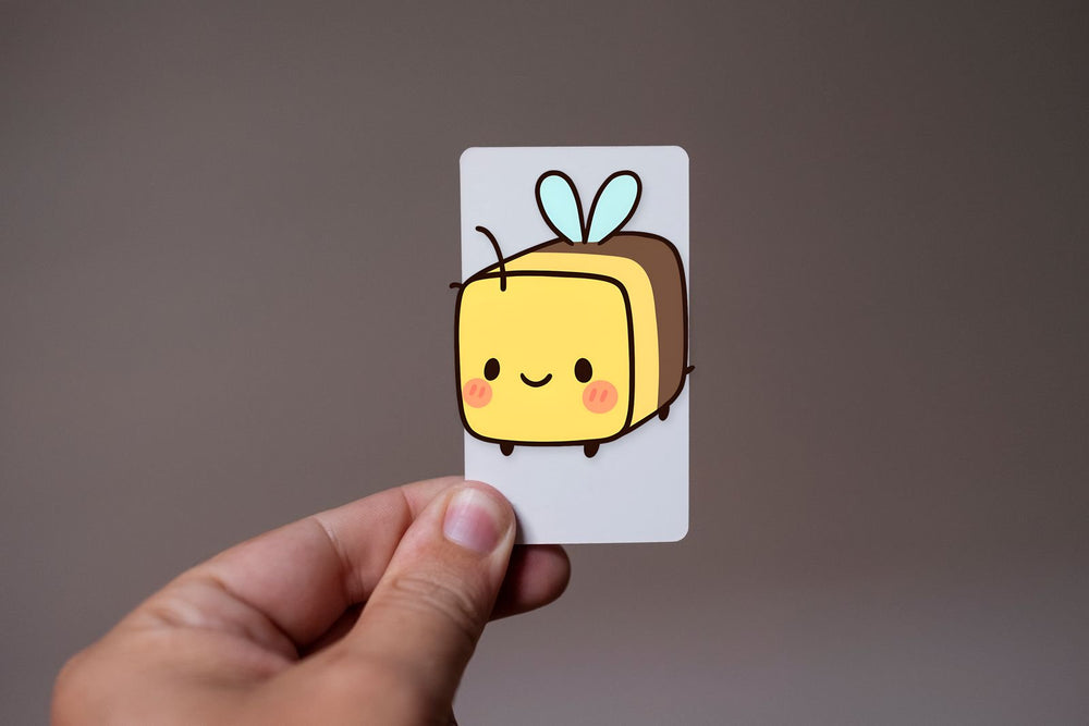 Cute Minecraft Bee Sticker