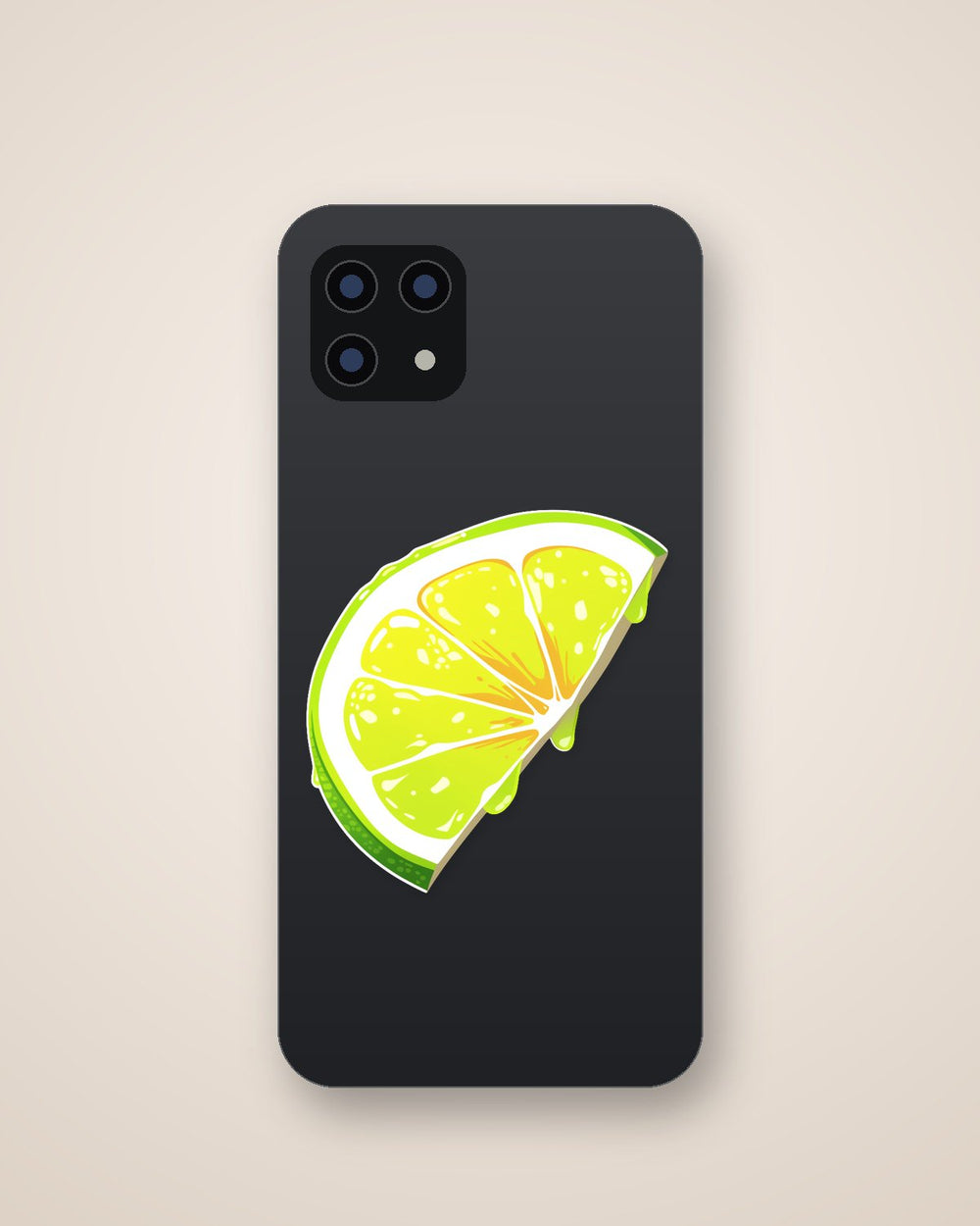Piece of Lime Aesthetic Sticker