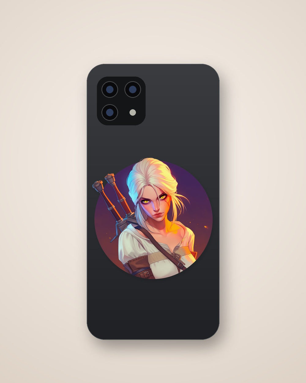 Ciri Glowing Eyes Witcher Sticker