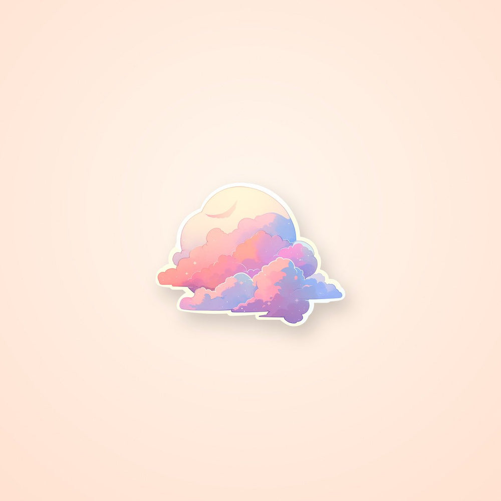 Aesthetic Pastel Clouds Sticker