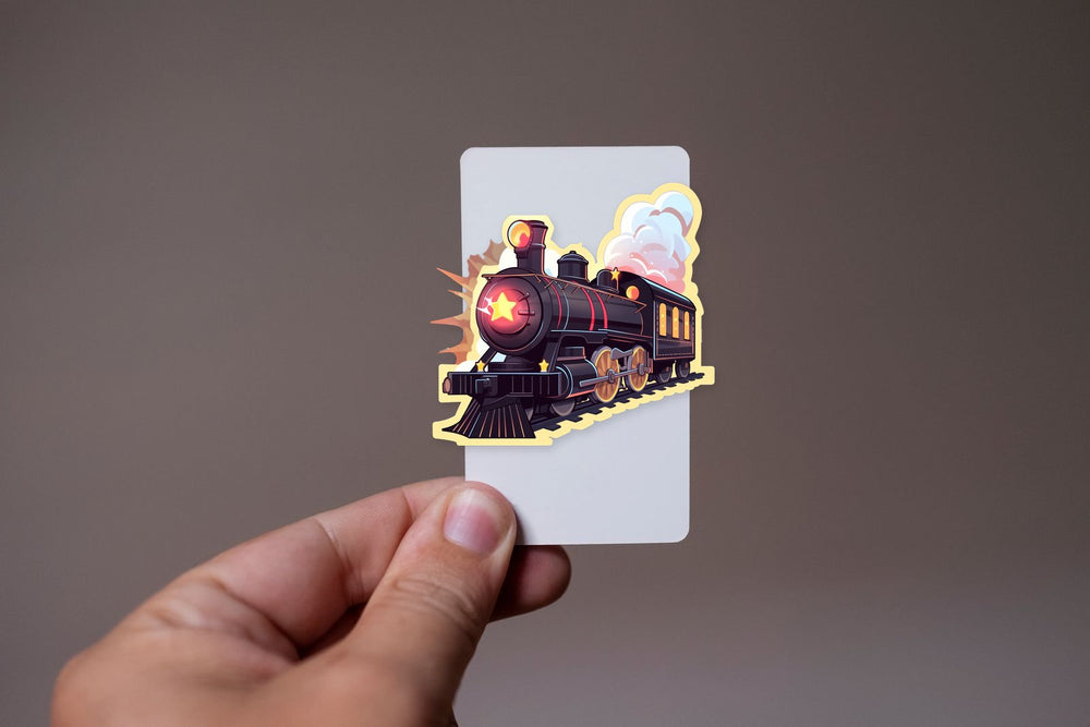 Aesthetic Steam Train Sticker