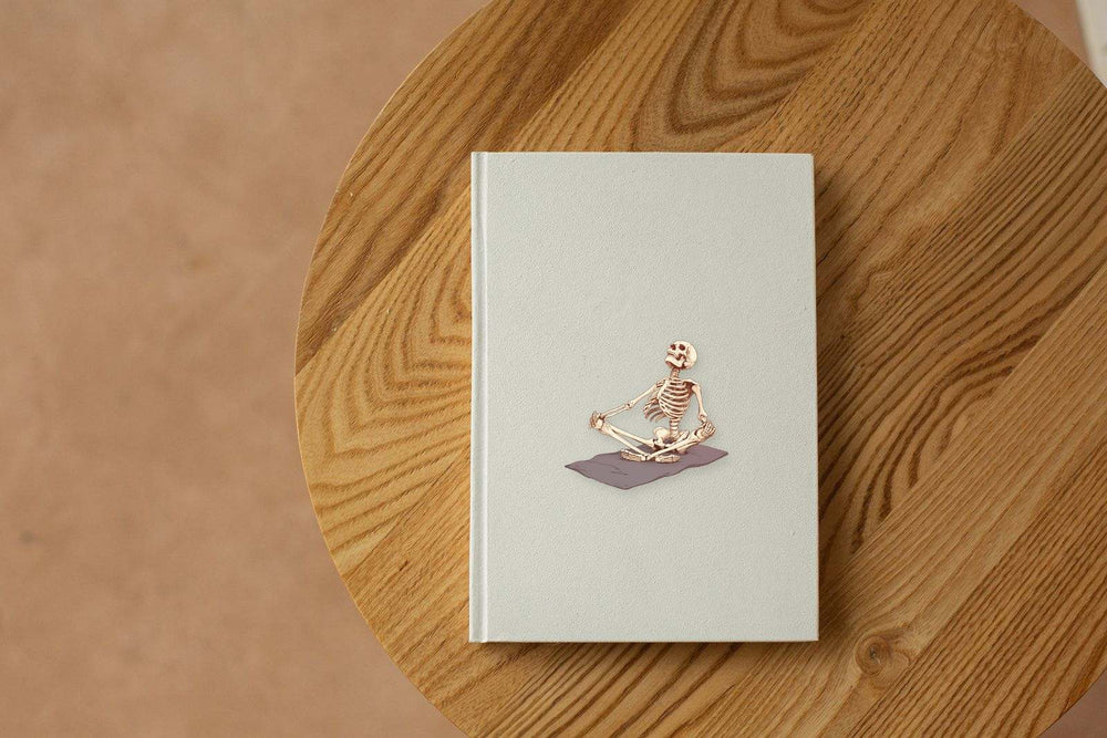 Skeleton Yoga Pose Sticker