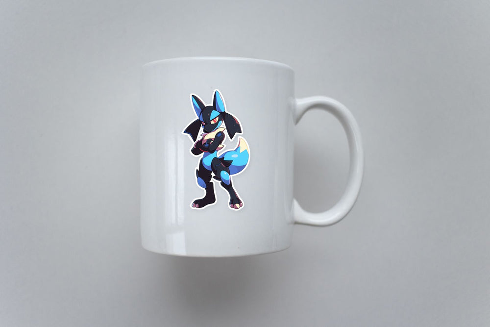 Pokemon Lucario Aesthetic Sticker