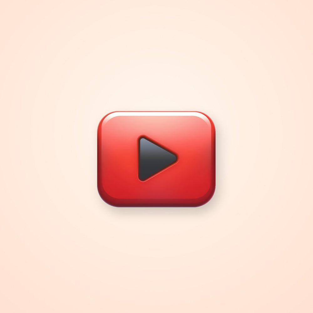 Youtube Play Button Sticker