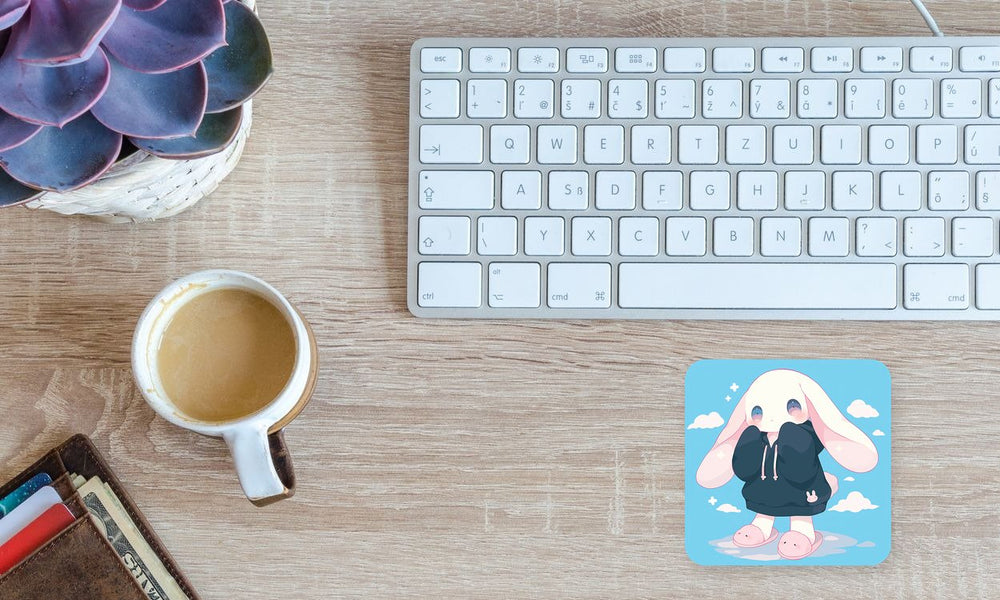 Cinnamoroll in Black Hoodie Kawaii Sticker