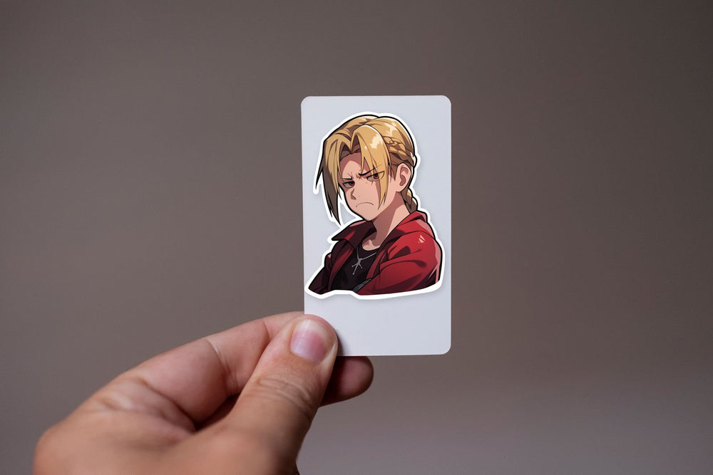 Fullmetal Alchemist Displeased Edward Elric Sticker