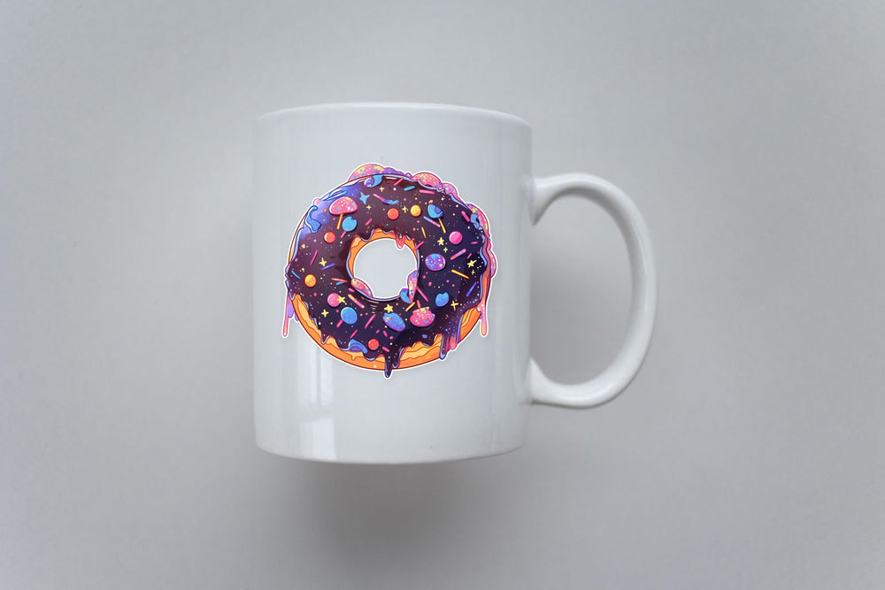 Melting Chocolate Donut Sticker