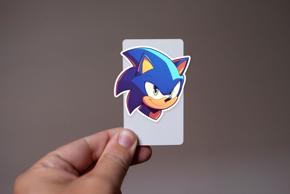 Sonic Smart Smiley Sticker