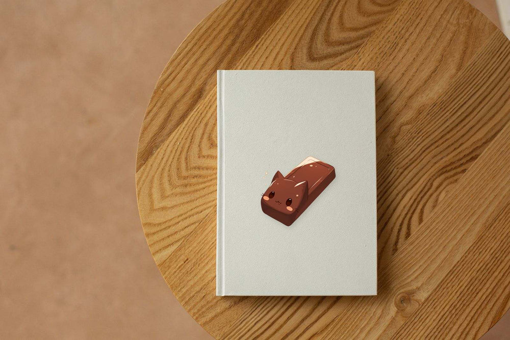 Kawaii Chocolate Bar Cat Sticker