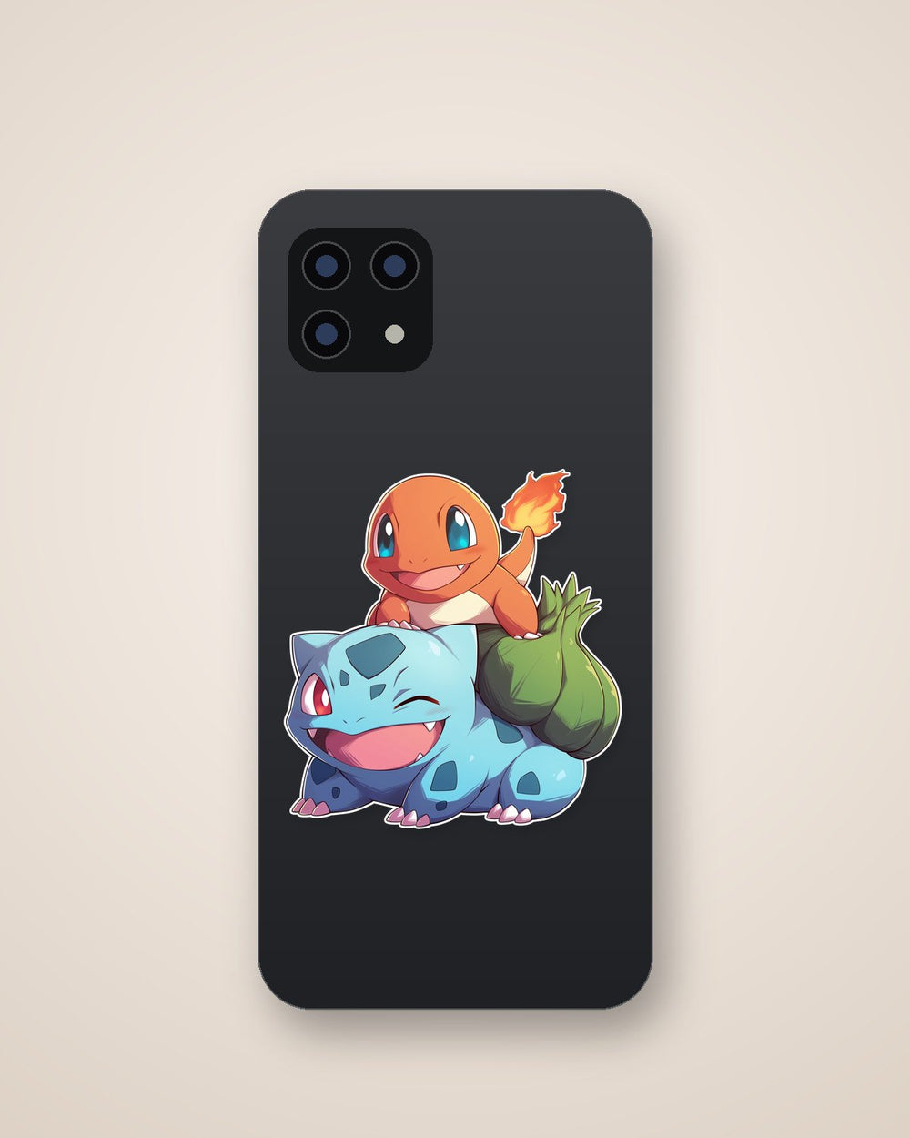 Pokemon Bulbasaur and Charmander Sticker