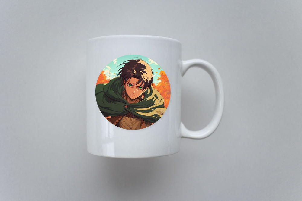 Eren Yeager Scouting Legion Round Sticker
