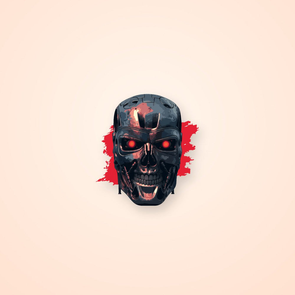 Terminator T800 Red Eye Sticker