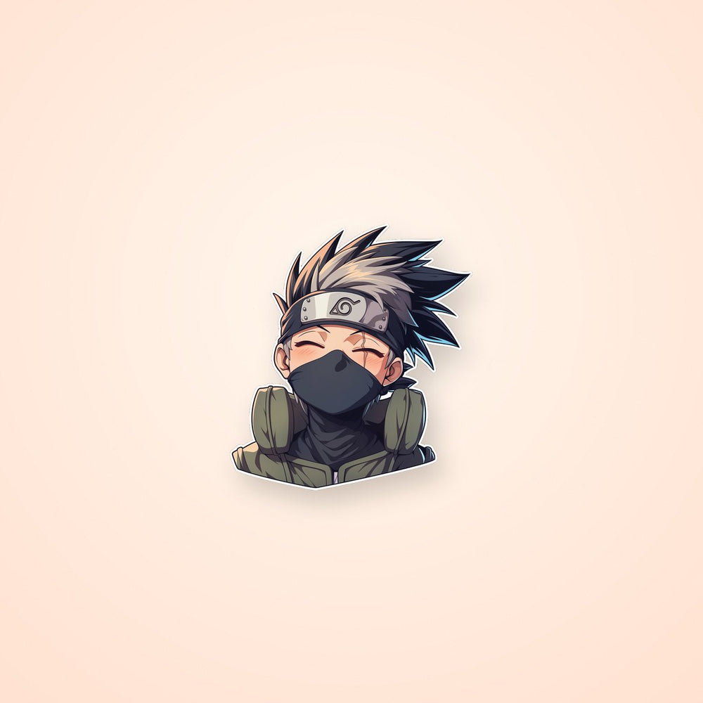 Ninja Kakashi Hatake Smiling Sticker
