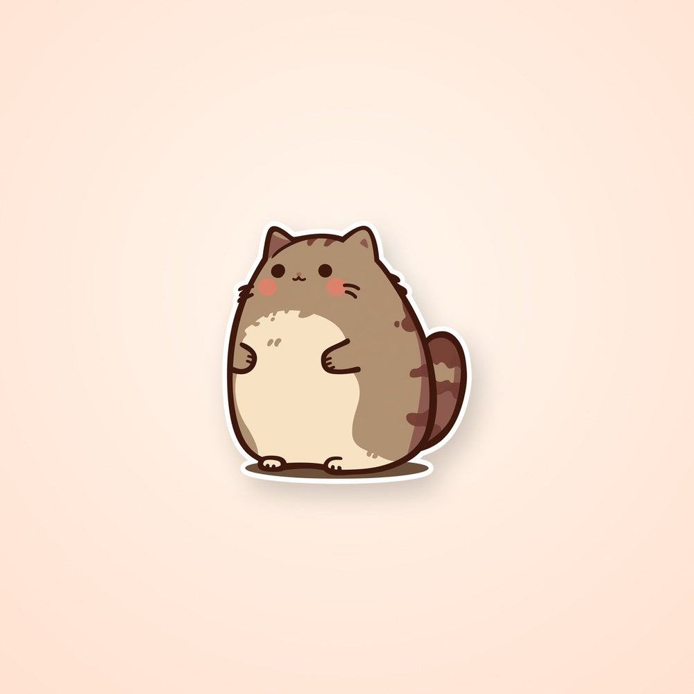Pusheen Fat Cat Sticker