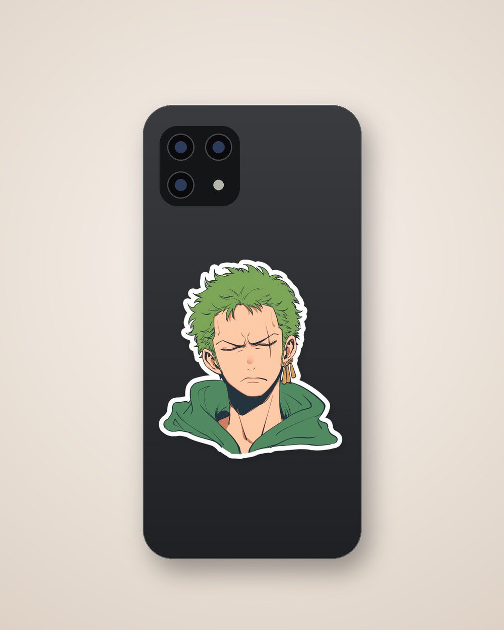 Roronoa Zoro Funny Face Anime Sticker