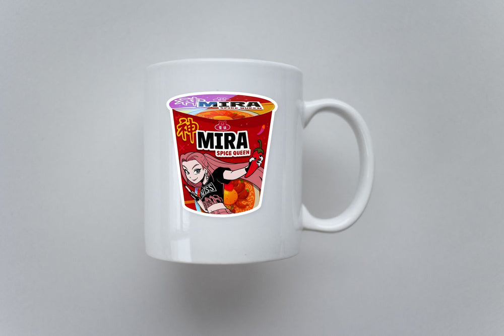 Mira Spice Queen Ramen Cup K-Pop Demon Hunters Sticker
