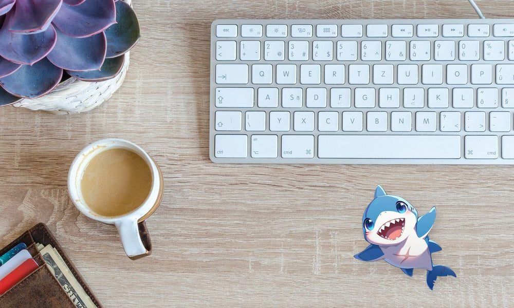 Baby Shark Happy Swim Sticker
