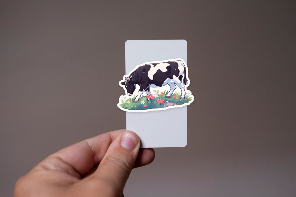 Cow in Pasture Sticker