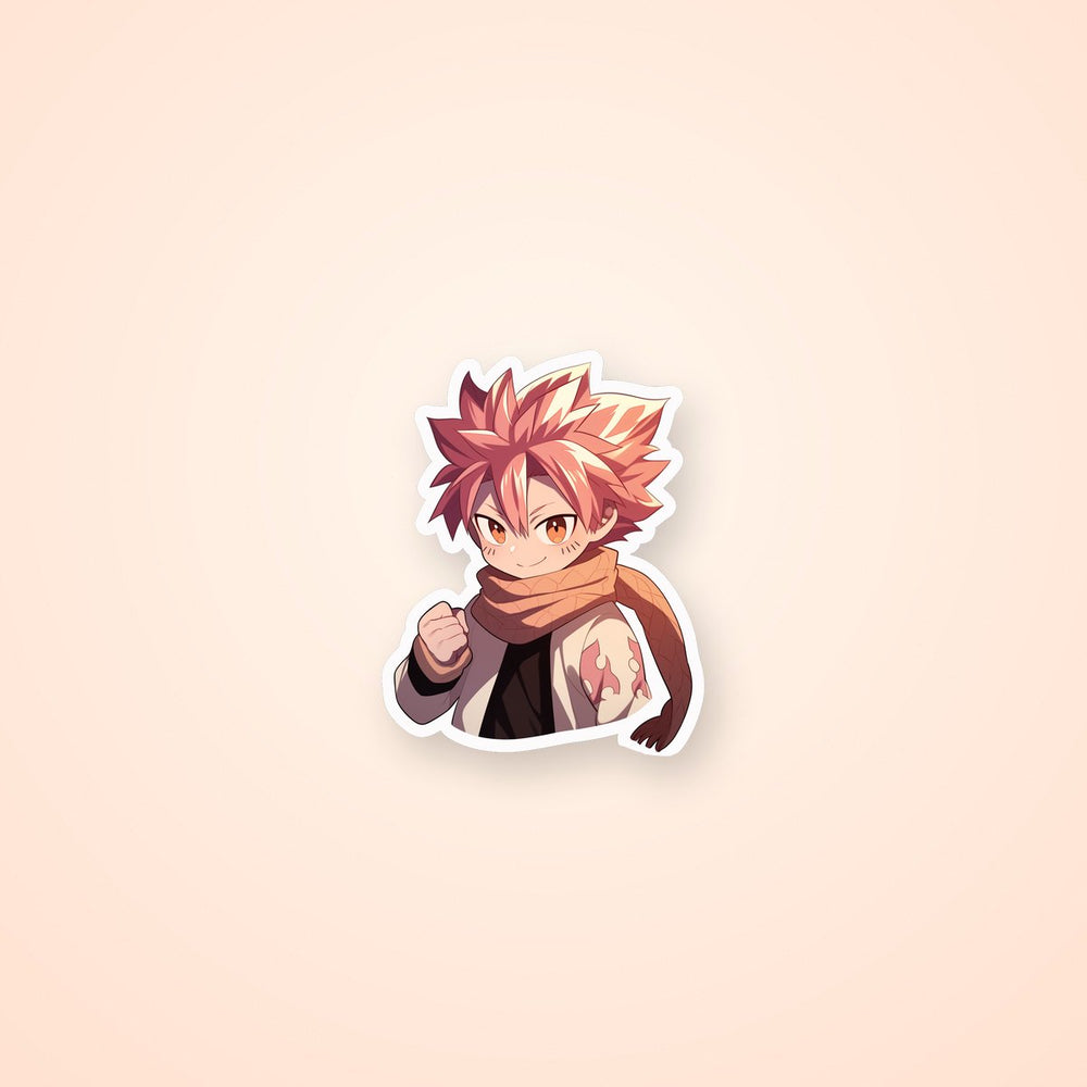 Cute Natsu Dragneel Anime Sticker