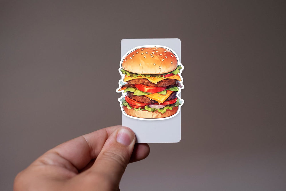 Double Burger Sticker