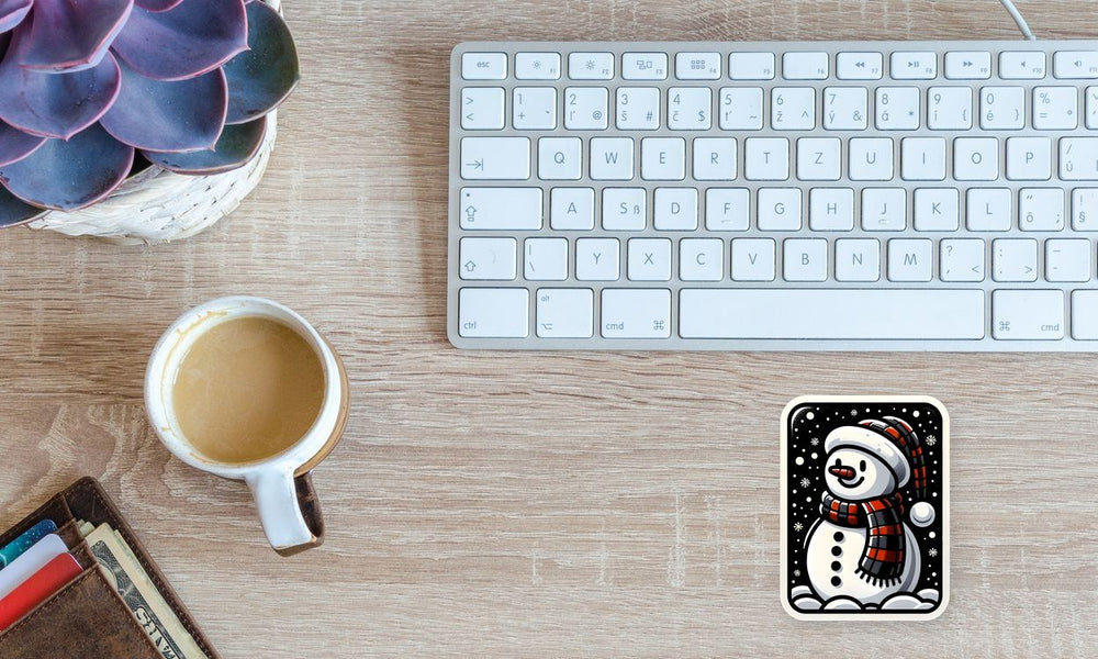 Cute Winter Snowman Sticker