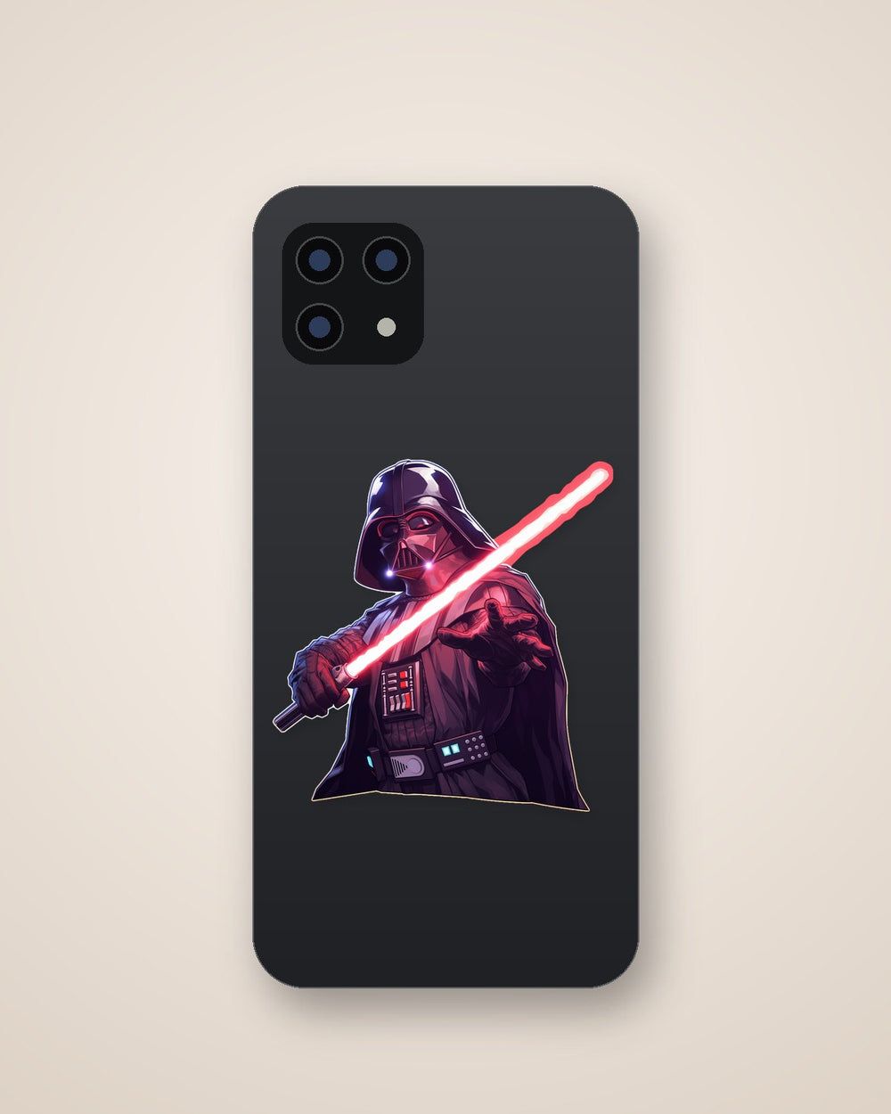Darth Vader Lightsaber Pose Sticker