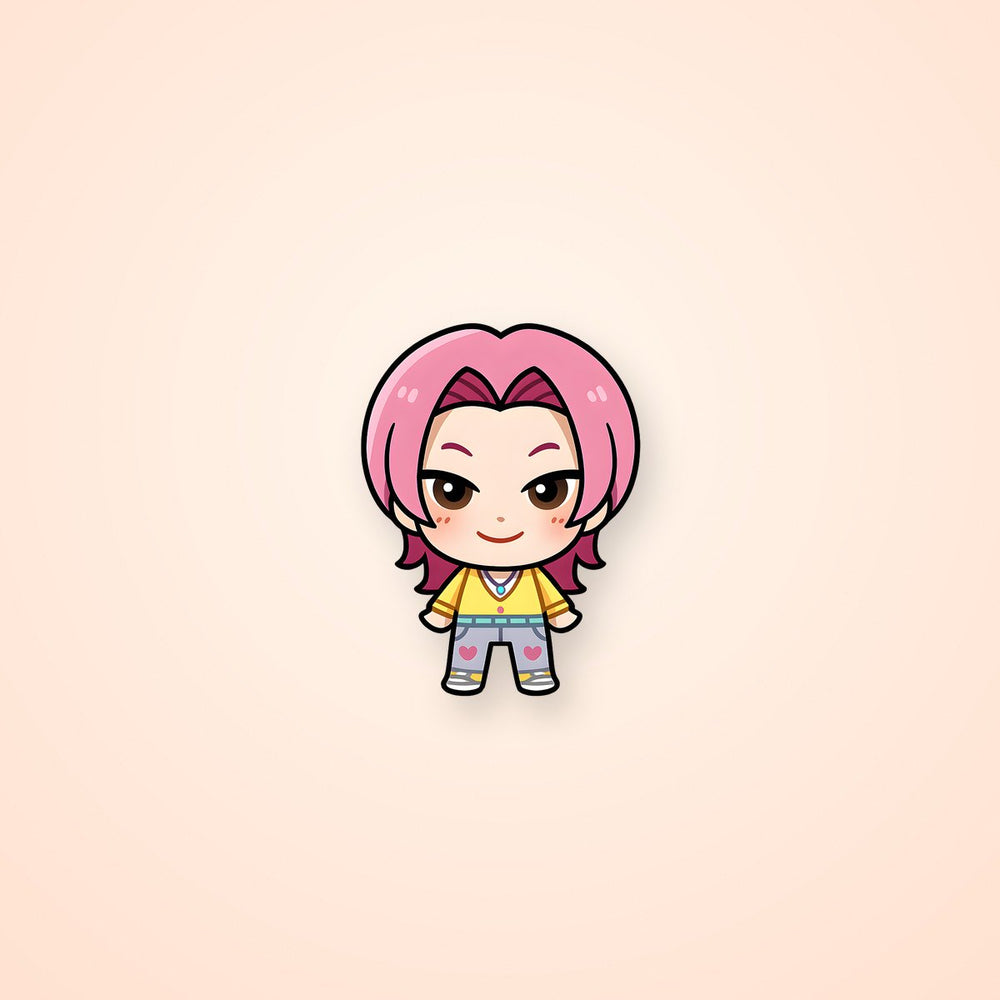 Kpop Demon Hunters Chibi Romance Saja Sticker