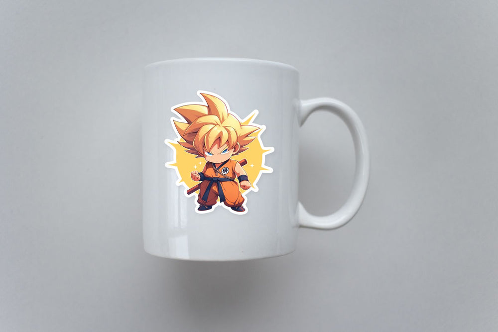 Chibi Goku Super Saiyan Sticker