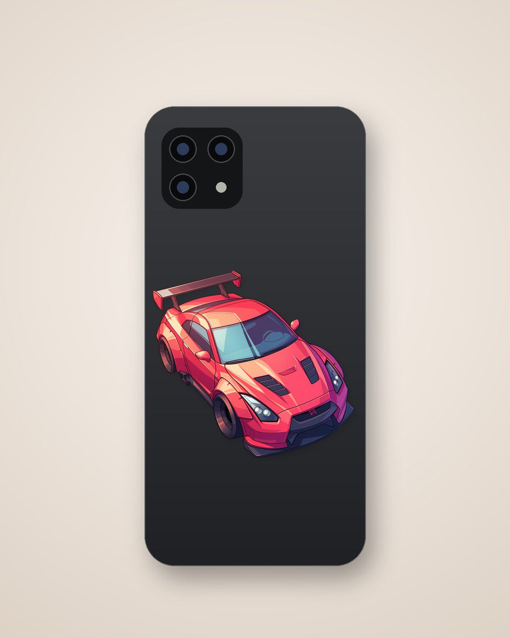 Red Nissan GTR R35 Car Sticker
