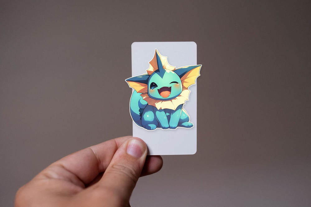 Cute Vaporeon Smile Sticker