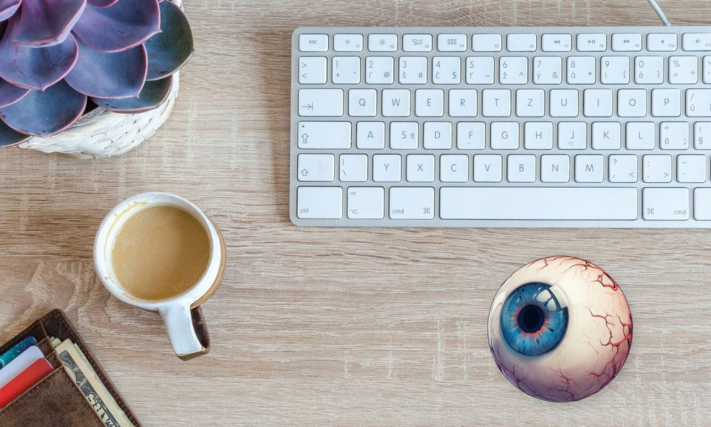 Creepy Blue Eye Sticker