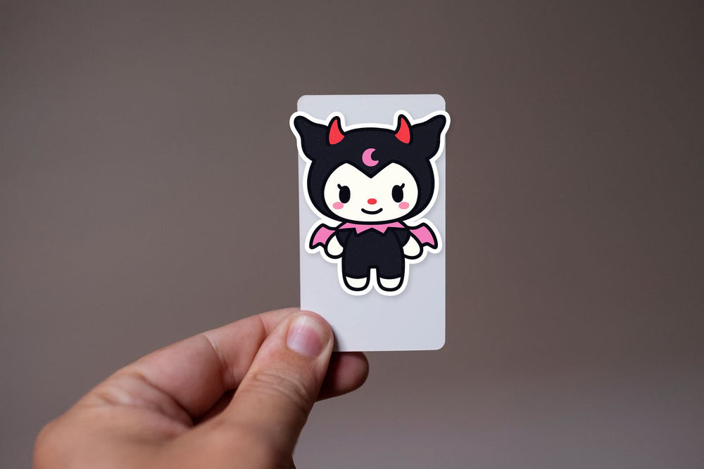 Cute Kuromi Little Devil Halloween Sticker