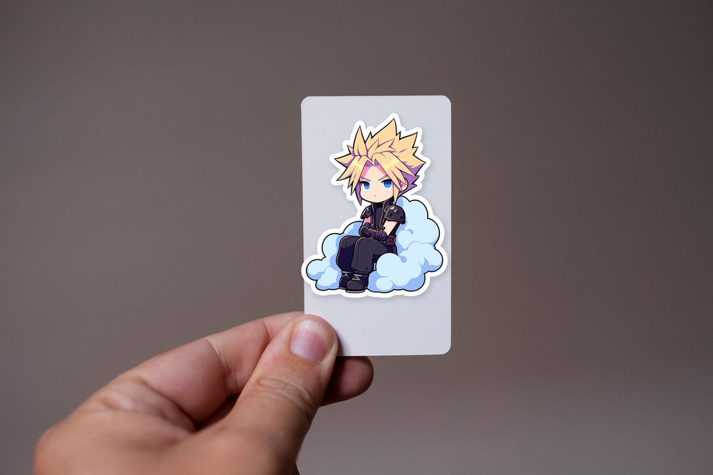 Final Fantasy Chibi Cloud Strife Sticker