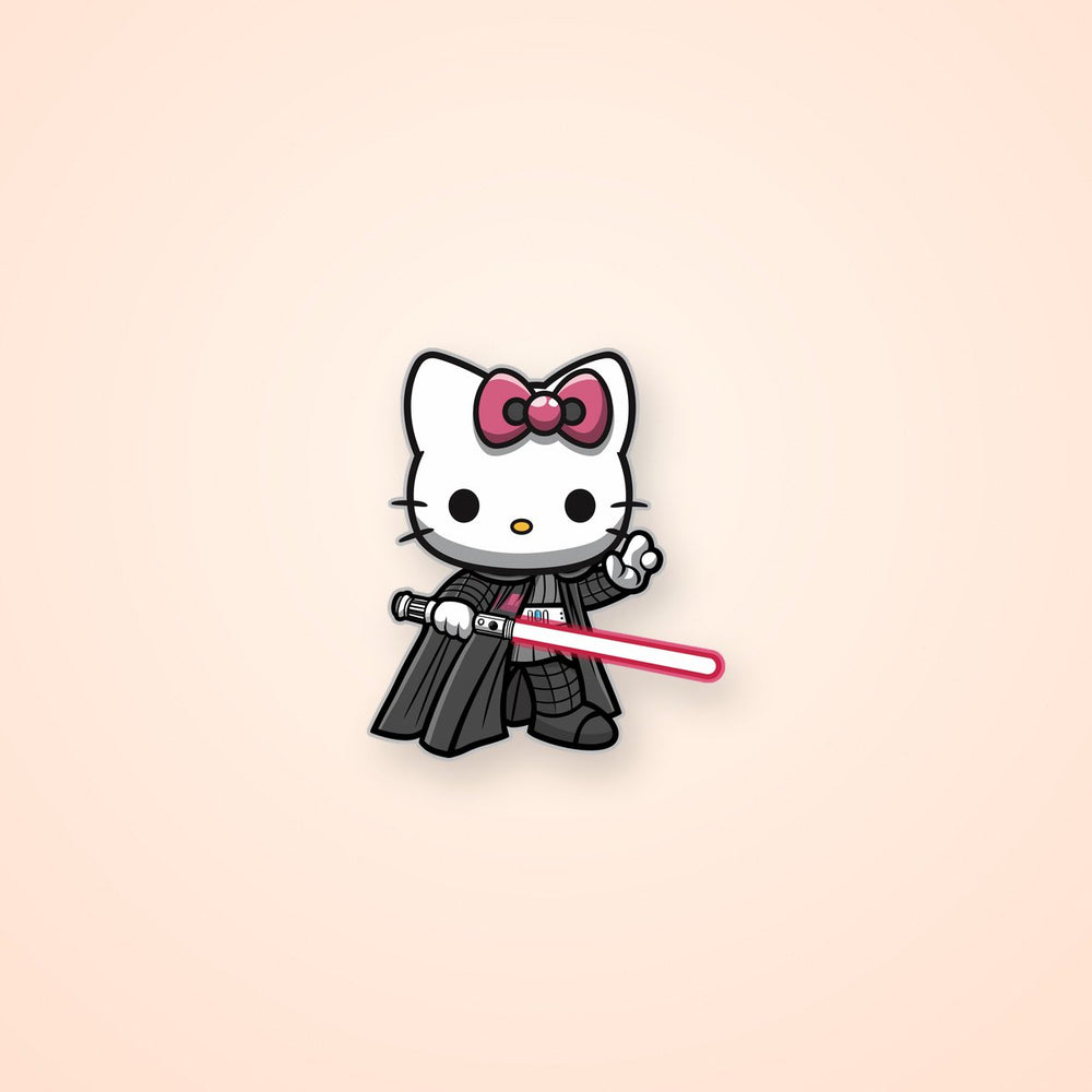 Hello Kitty Darth Vader Crossover Sticker