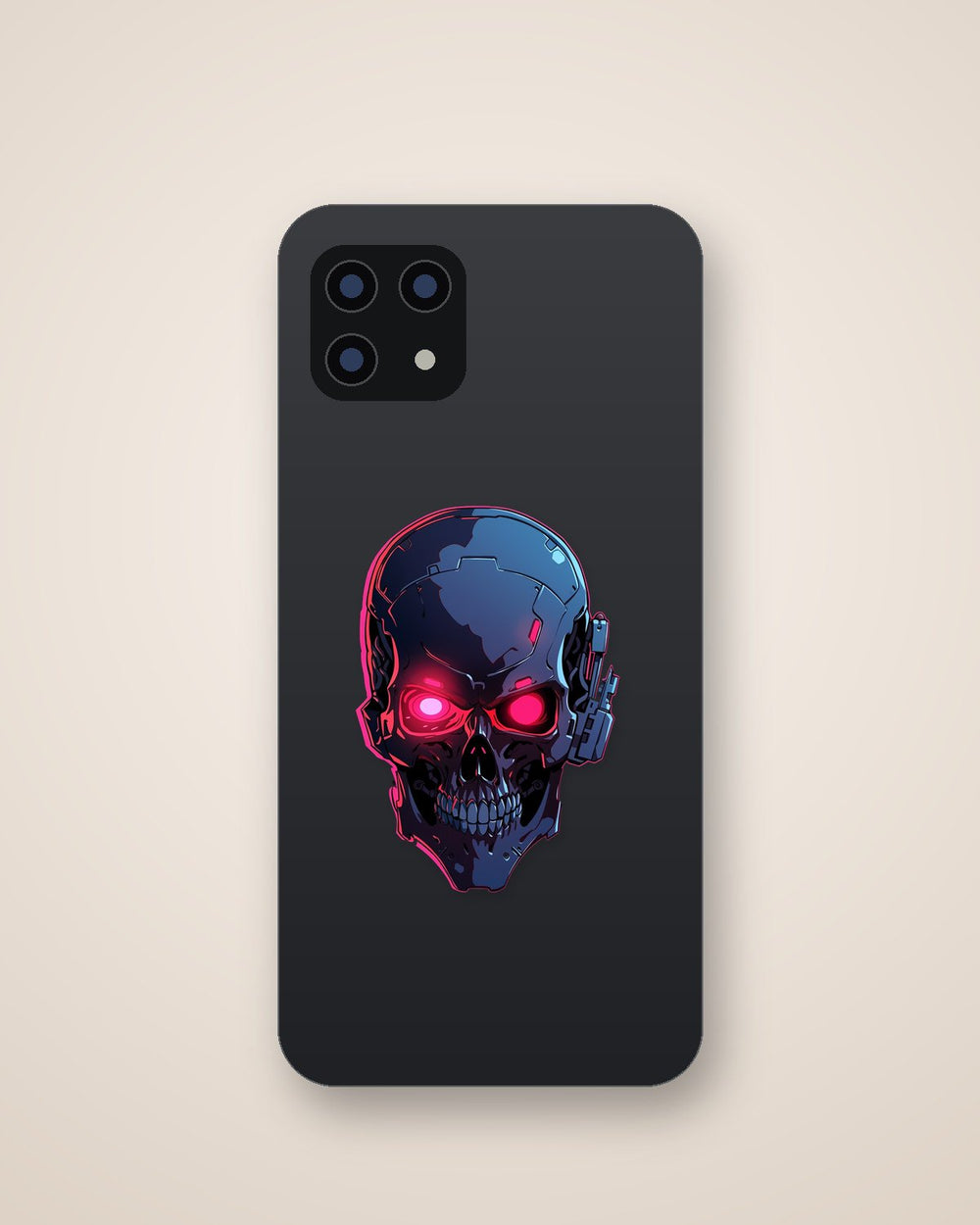 Terminator Skull Head Grim Sticker