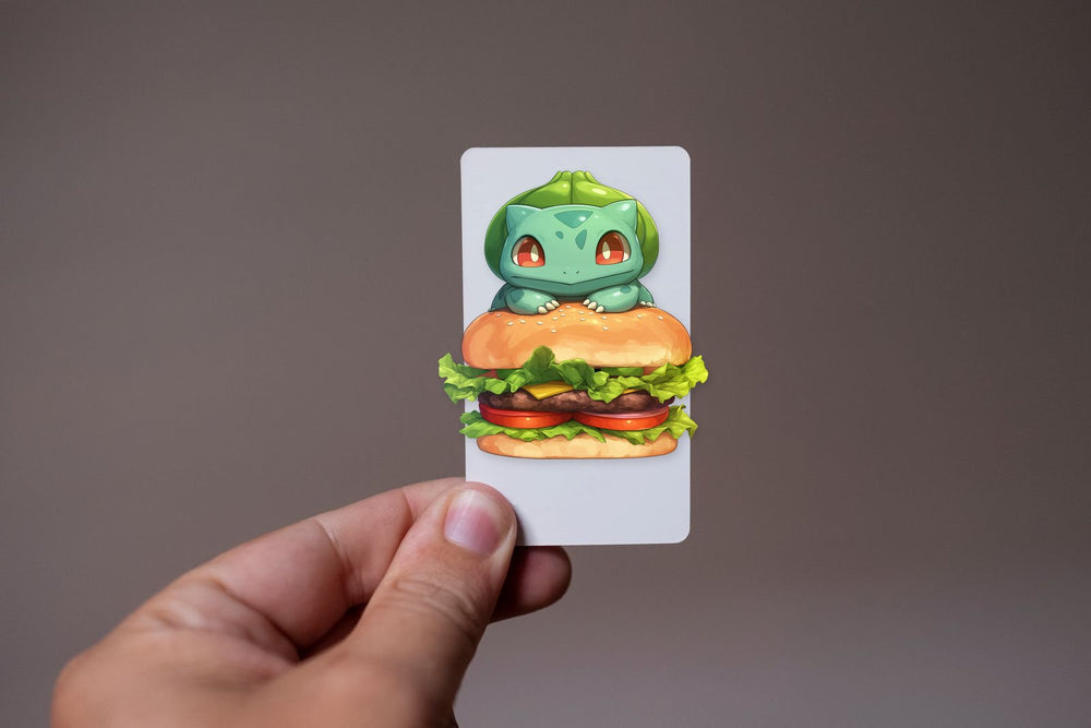 Bulbasaur Burger Pokemon Sticker