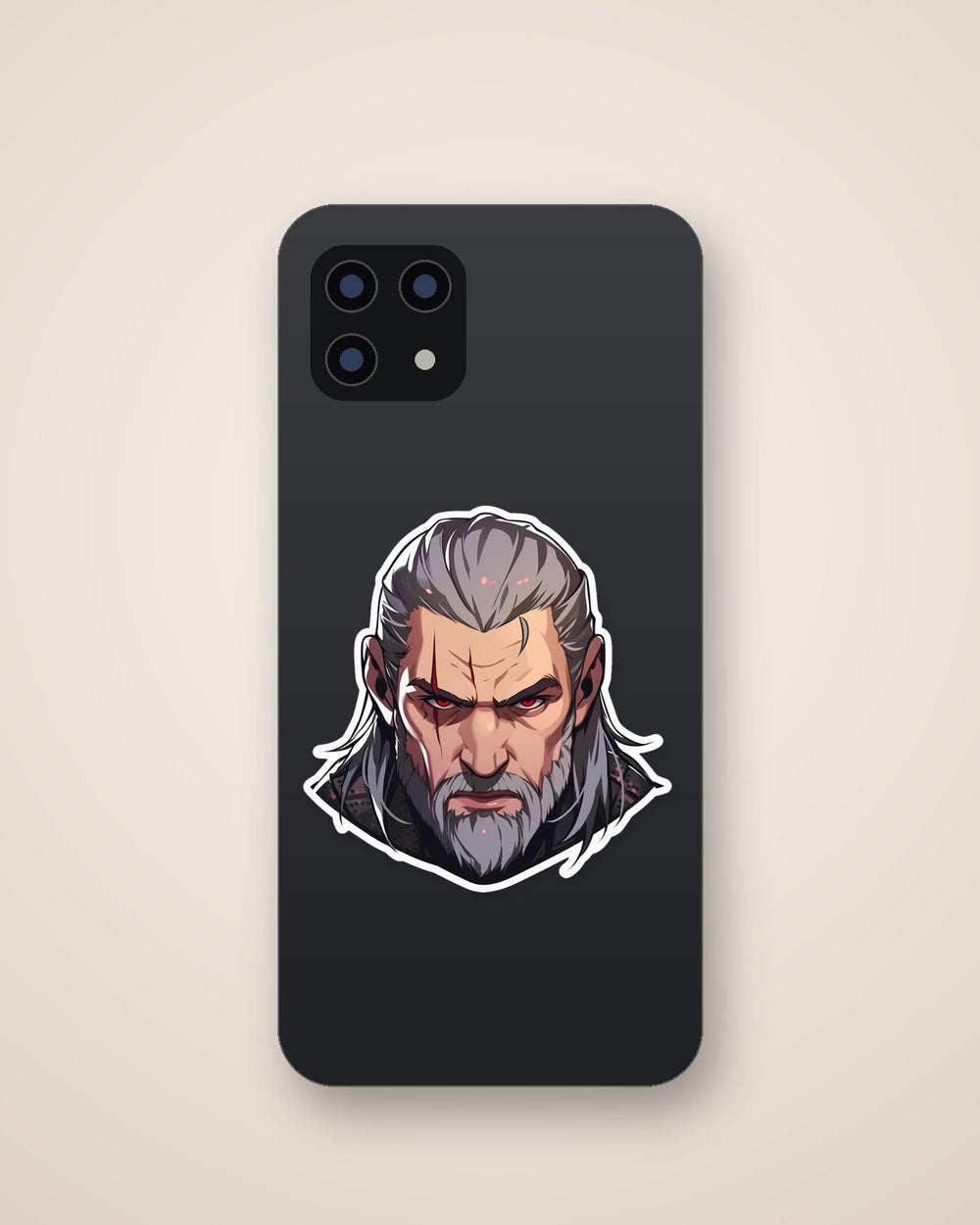 The Witcher Geralt Head Sticker