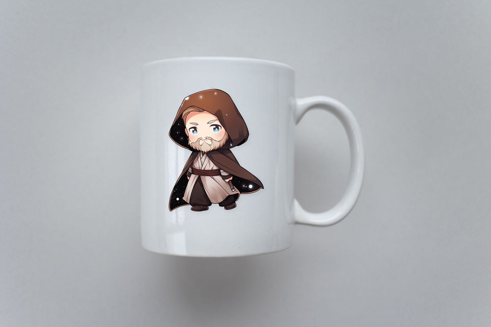 Star Wars Chibi Obi-Wan Kenobi in Robe Sticker