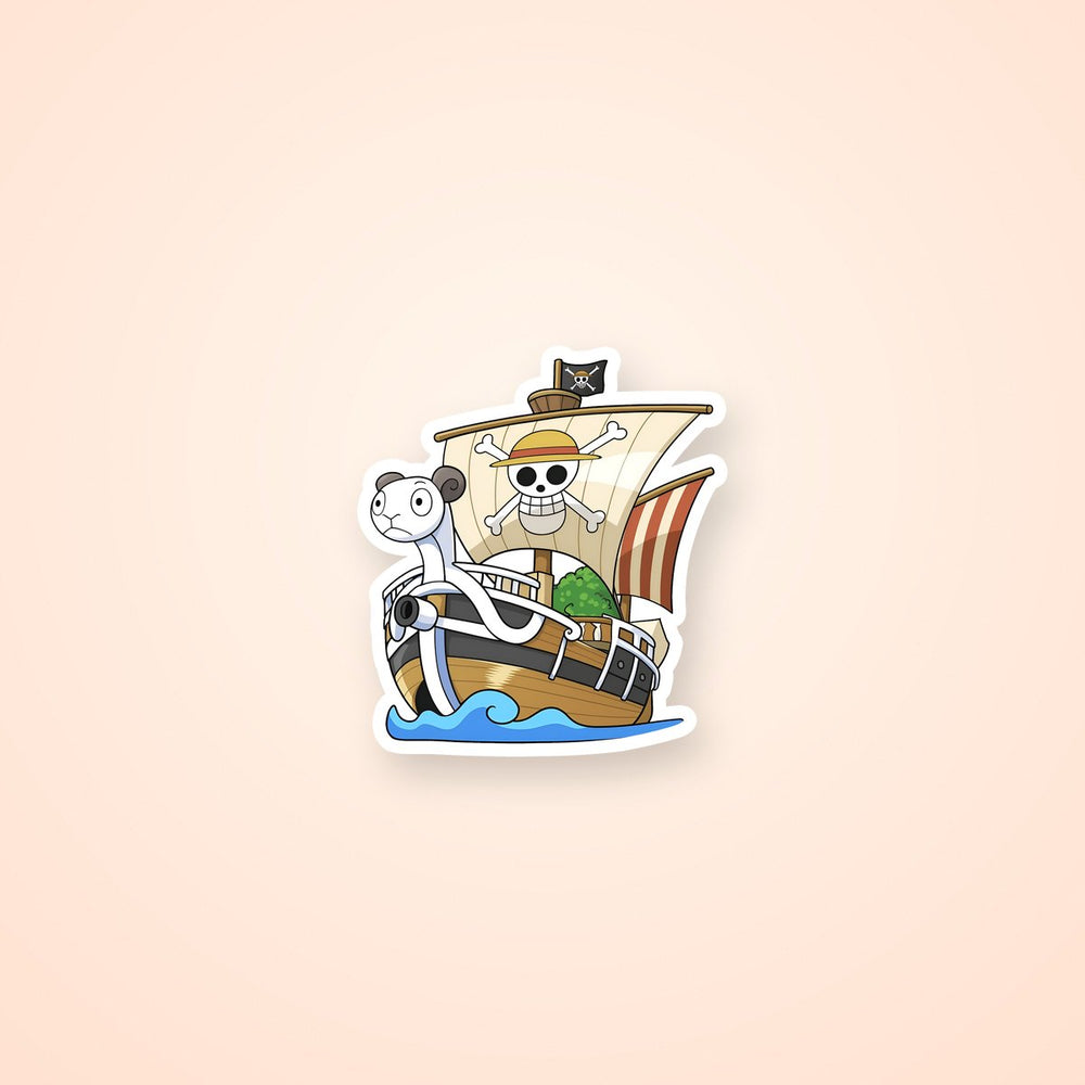 Going Merry One Piece Ship Sticker