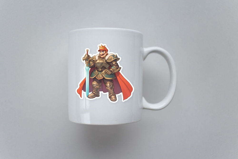 King Mario Fantasy Armor Sticker