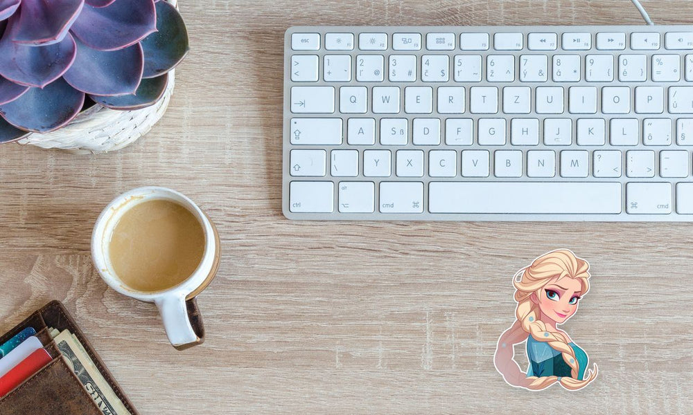 Elsa Frozen Princess Sticker