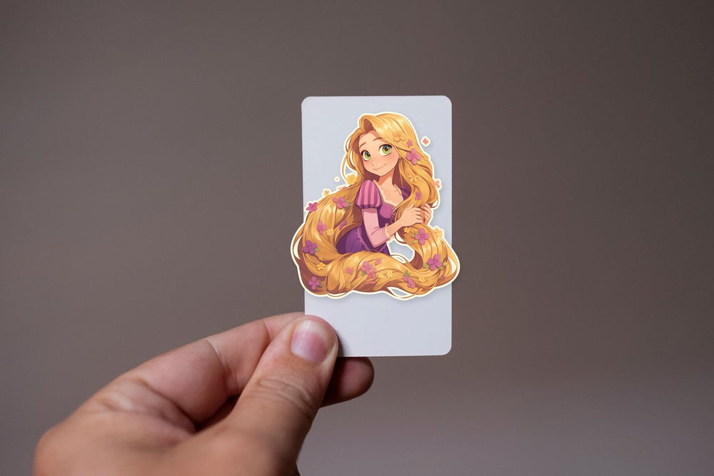 Rapunzel Floral Hair Sticker