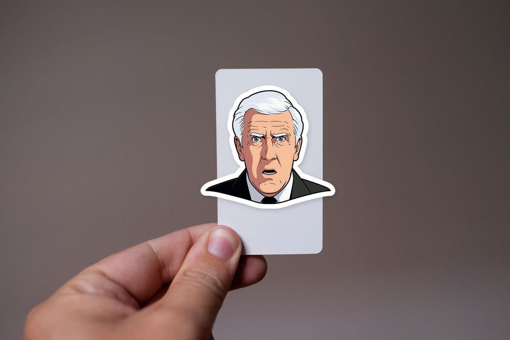 Surprised Frank Drebin Sticker