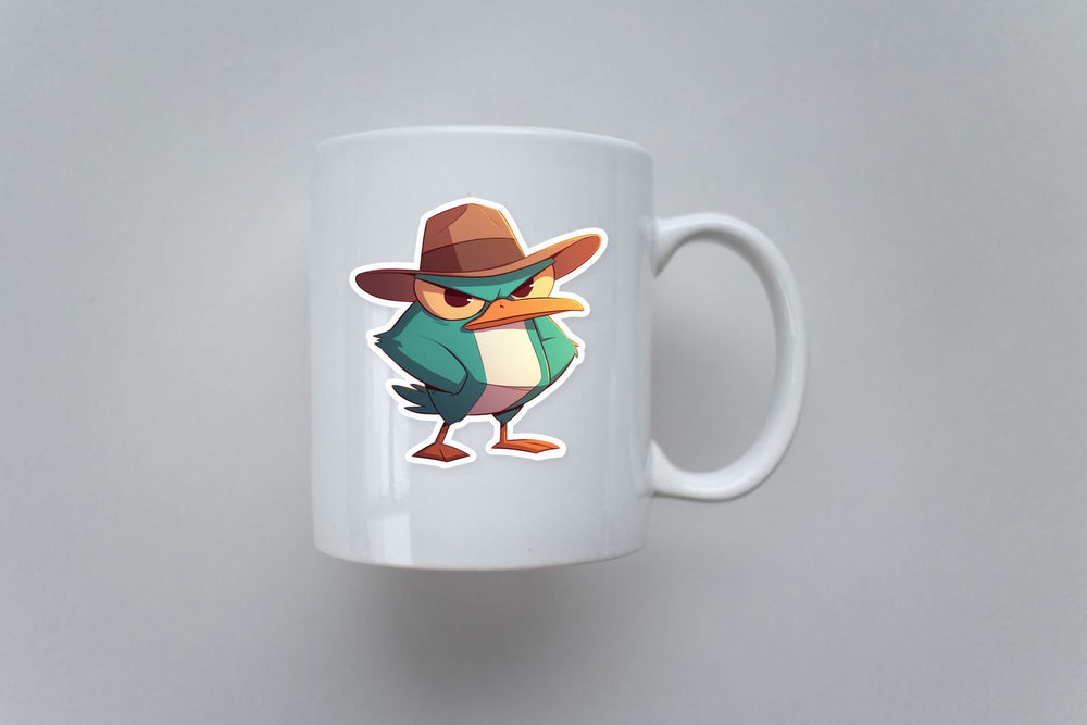 Perry the Platypus Secret Agent Sticker