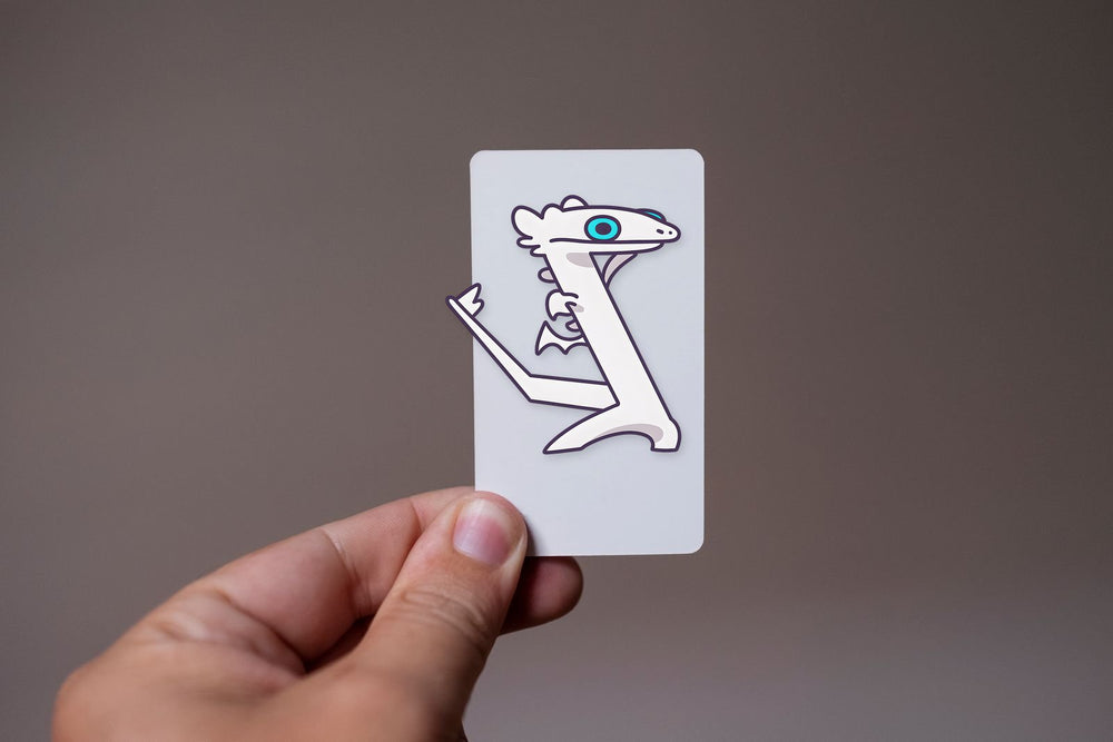 Dancing Light Fury Cute Dragon Sticker