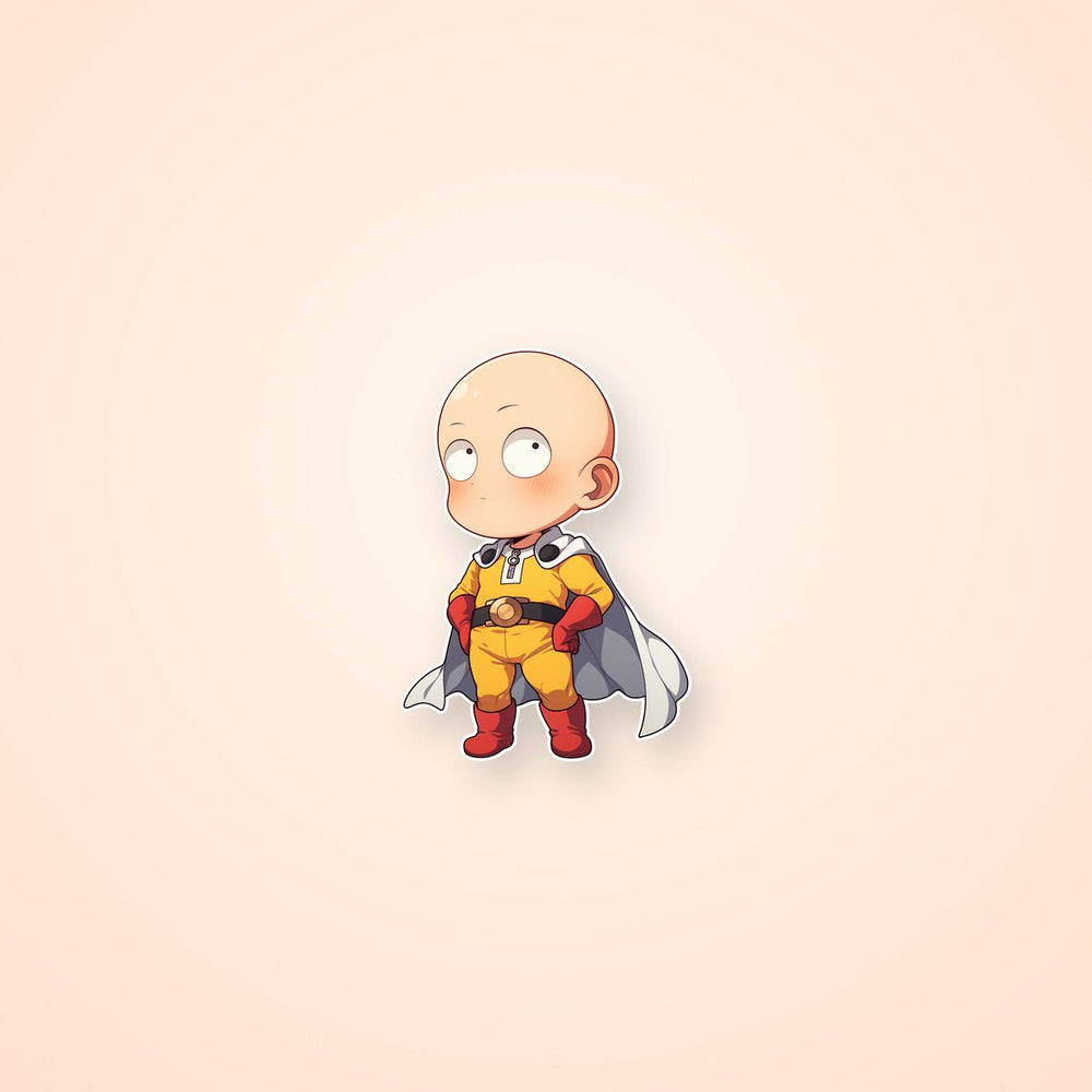 Cute One Punch-Man Saitama Sticker