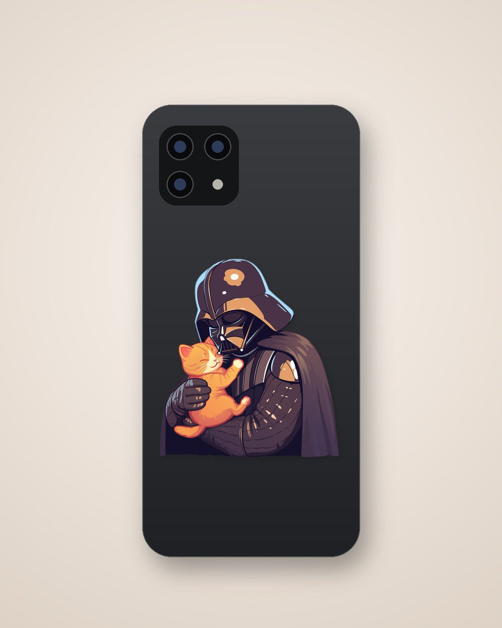 Star Wars Vader Kitten Cuddles Sticker