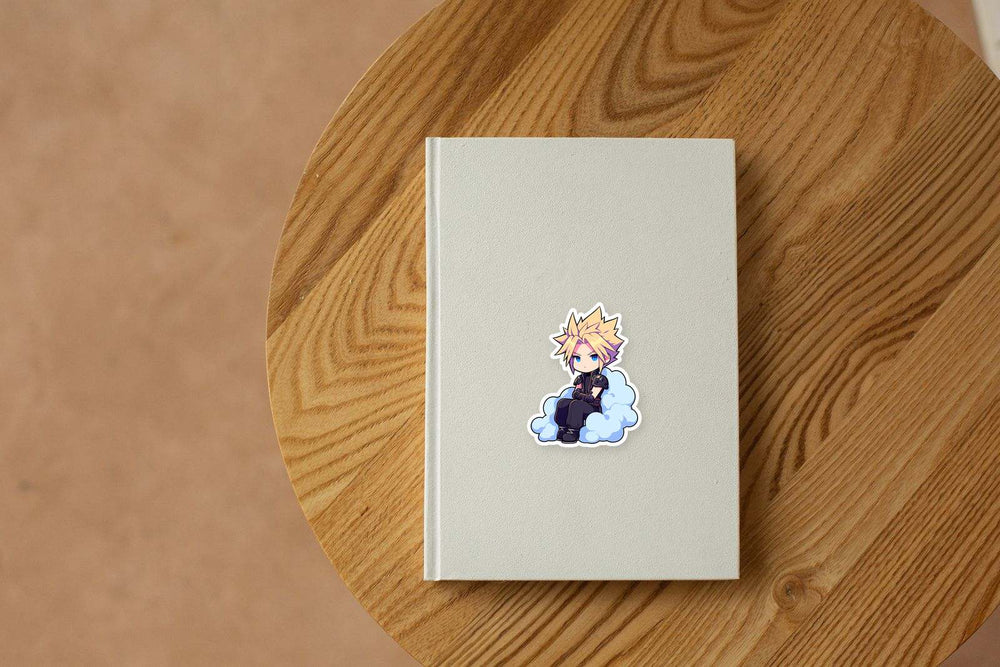 Final Fantasy Chibi Cloud Strife Sticker