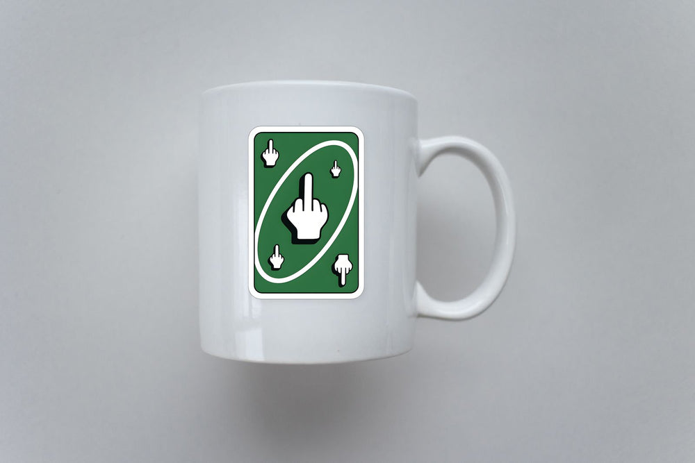 Uno Card Meme Sticker