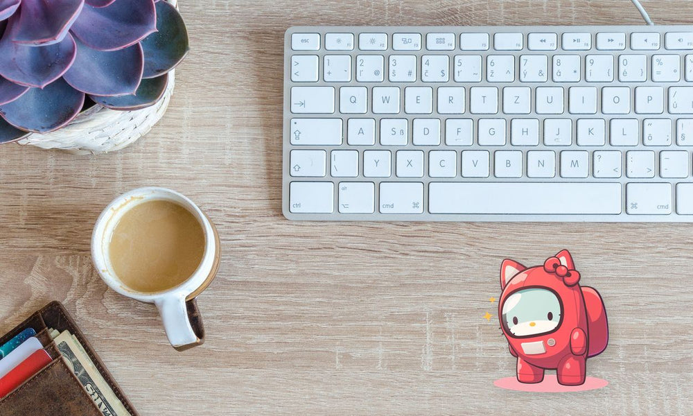 Hello Kitty Among Us Red Clipart Sticker